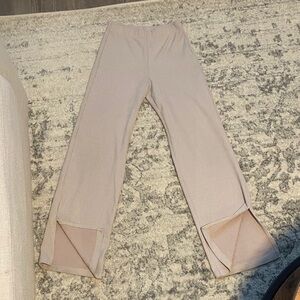 H&M Kids Light Beige Ribbed Trousers